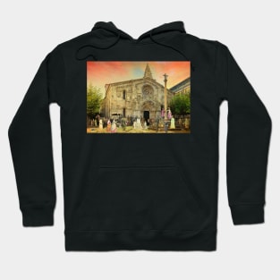 Wedding in the Collegiate Church of Santa María del Campo Hoodie